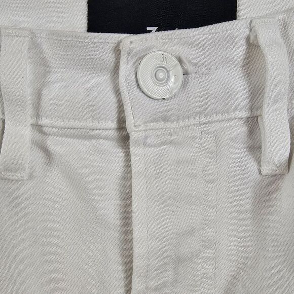 3X1 N.Y.C Denim High Rise Straight Leg Jeans in White - Size 28 - Picture 6 of 14